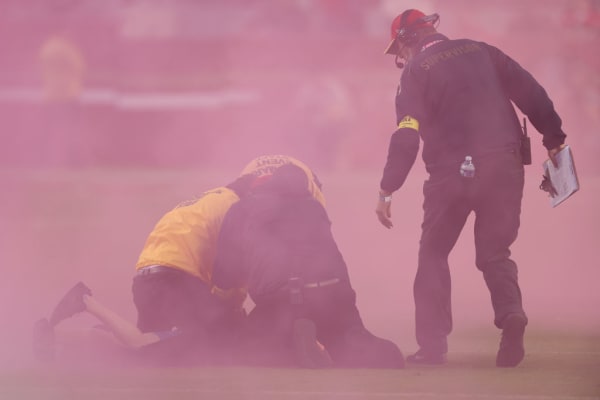 It's Not 'Assault' if You Run Onto an NFL Field and Get Tackled