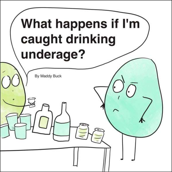 COMIC: What Happens if You're Caught Underage Drinking?