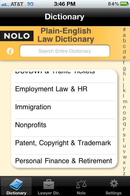 Plain English Law Dictionary