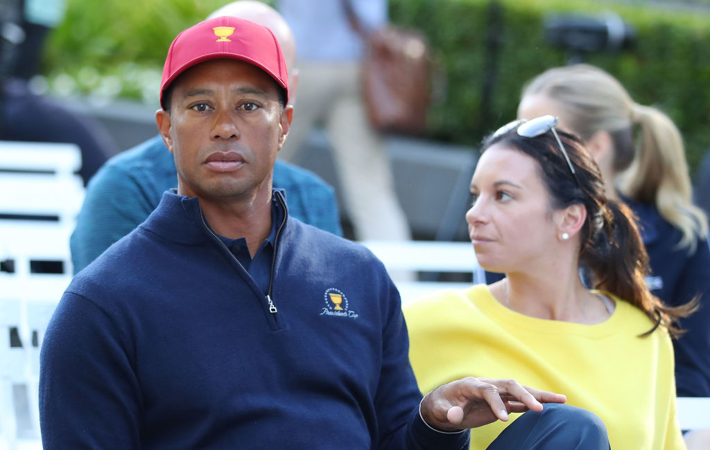 Tiger Woods con su ex novia, Erica Herman