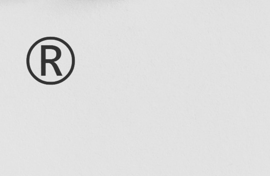 Copyright Label R Copyright Symbol Text R