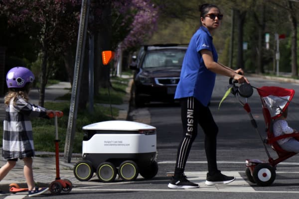 Should Sidewalk Robots Have Legal Rights as Pedestrians?