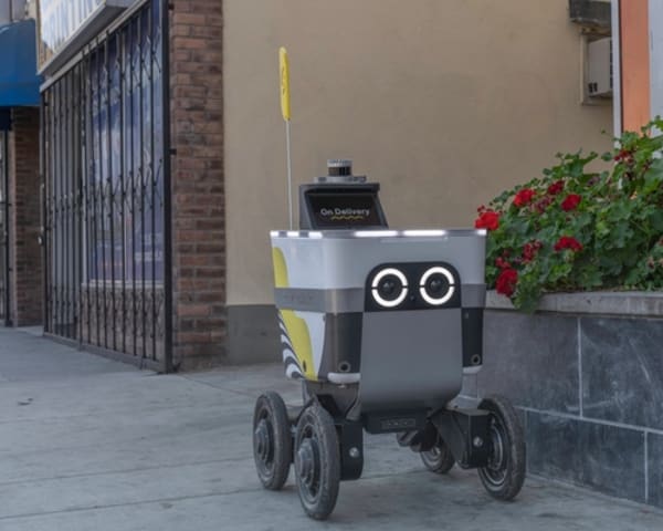 DoorDash Food Delivery Robot Refuses to Leave SWAT Scene