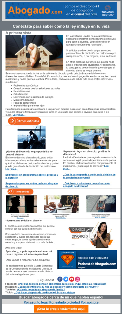 Abogado.com newsletter enero 2023